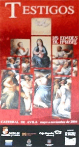 Cartel Exposición de Las Edades del Hombre en Ávila - año 2004